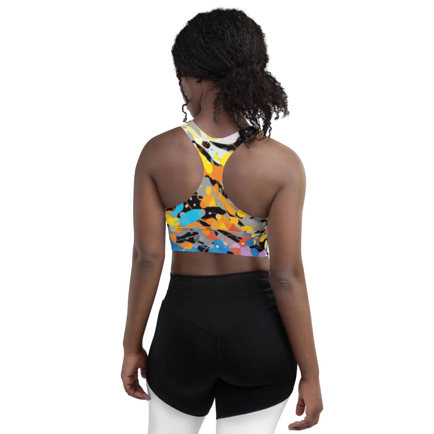 Longline sports bra