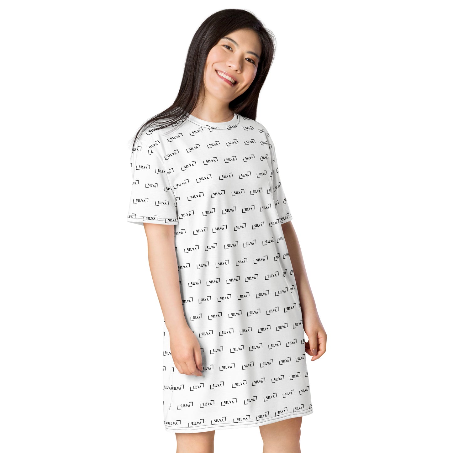 Woman T-shirt dress SILVA Print All Over
