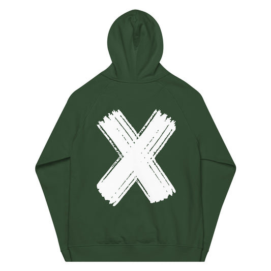 Eco raglan organic hoodie