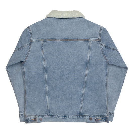 Women’s denim sherpa jacket