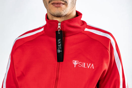 SILVA RED UNISEX TRACK TOP - SILVA