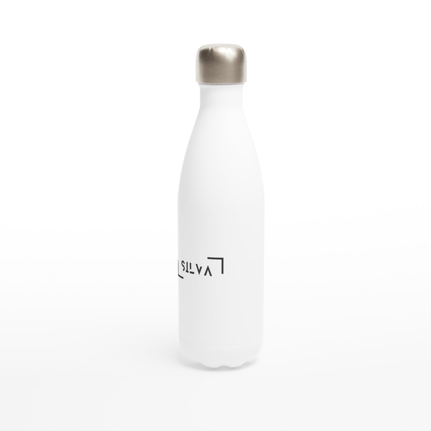 White 17oz Stainless Steel Water Bottle