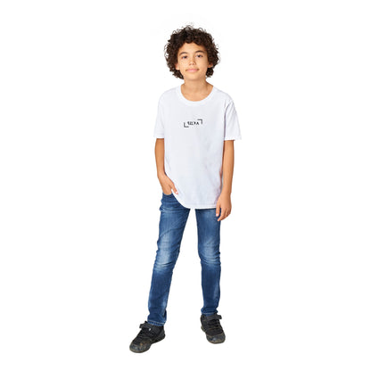 Kids White Crewneck T-shirt