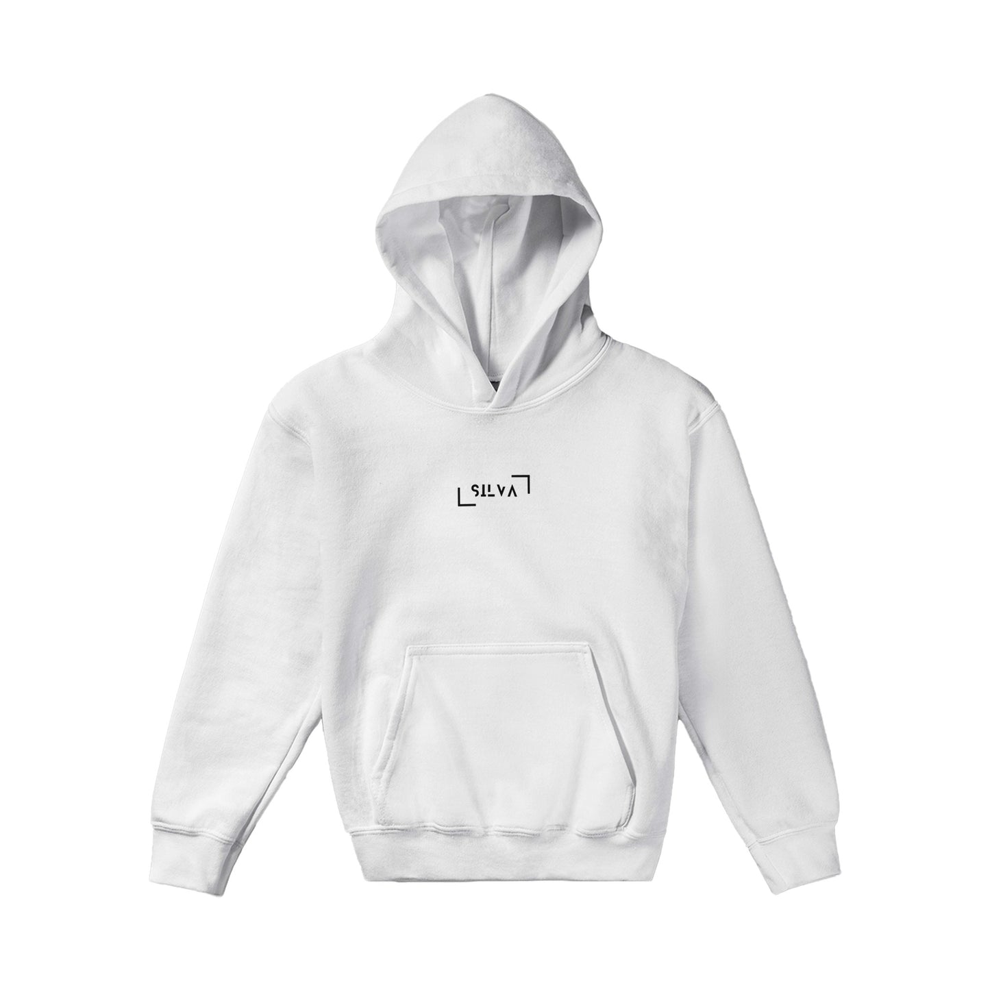Kids White Pullover Hoodie