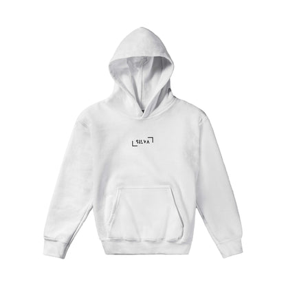 Kids White Pullover Hoodie