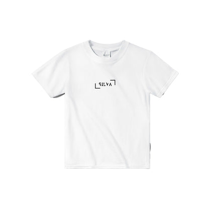 Kids White Crewneck T-shirt