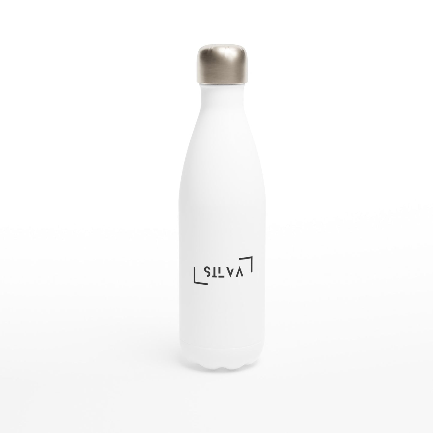 White 17oz Stainless Steel Water Bottle
