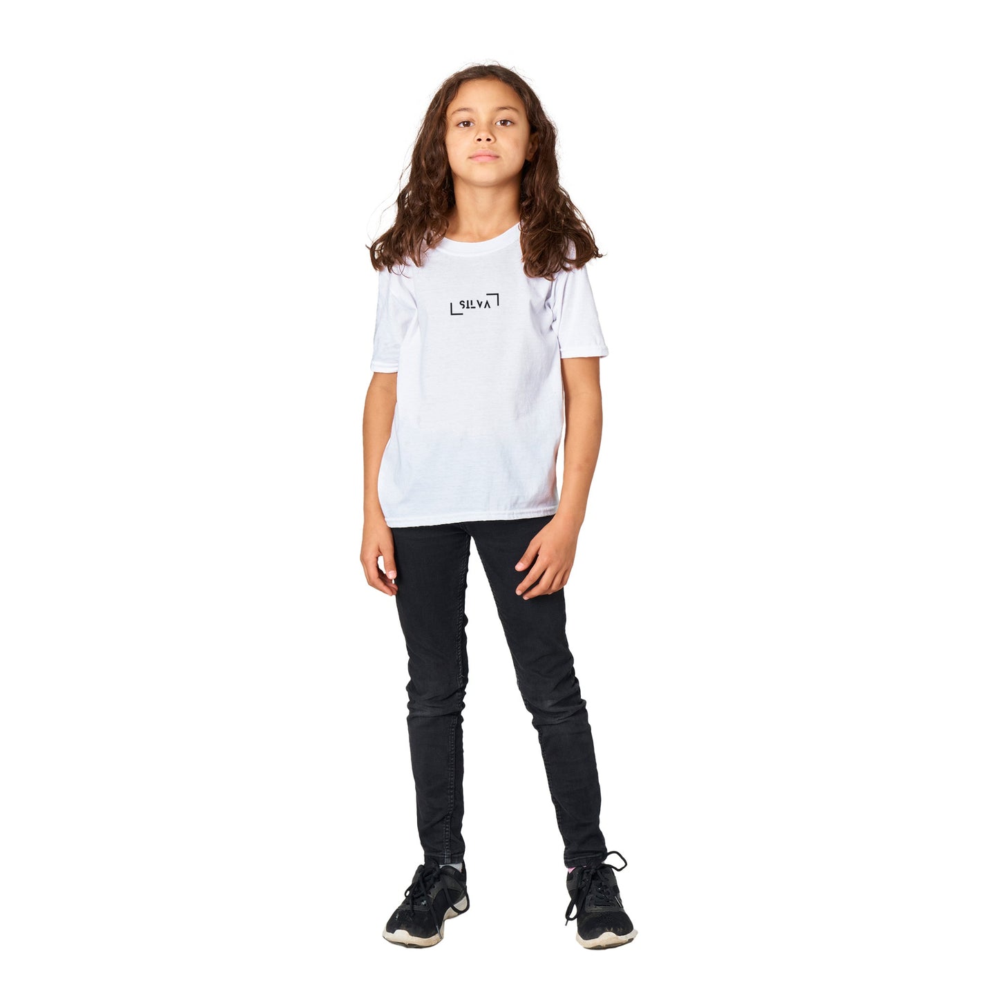 Kids White Crewneck T-shirt