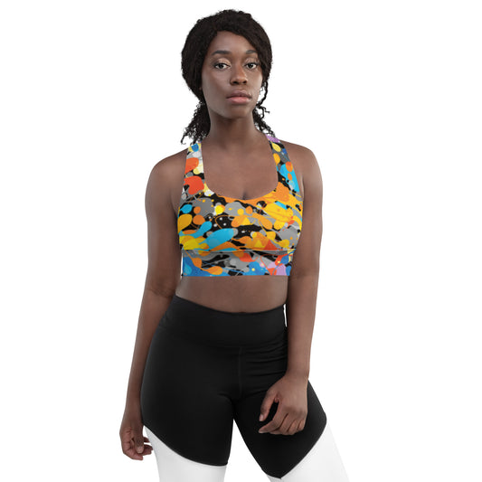 Longline sports bra