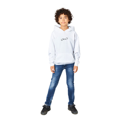Kids White Pullover Hoodie