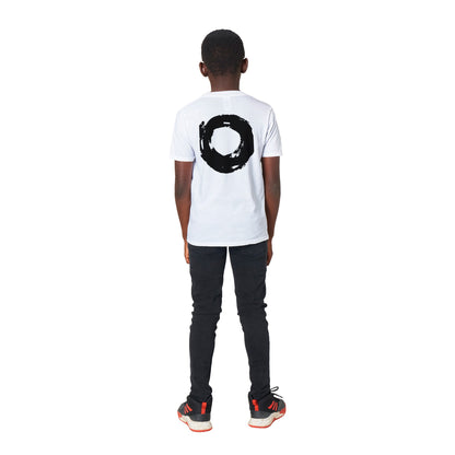 Kids White Crewneck T-shirt
