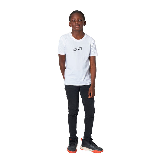 Kids White Crewneck T-shirt