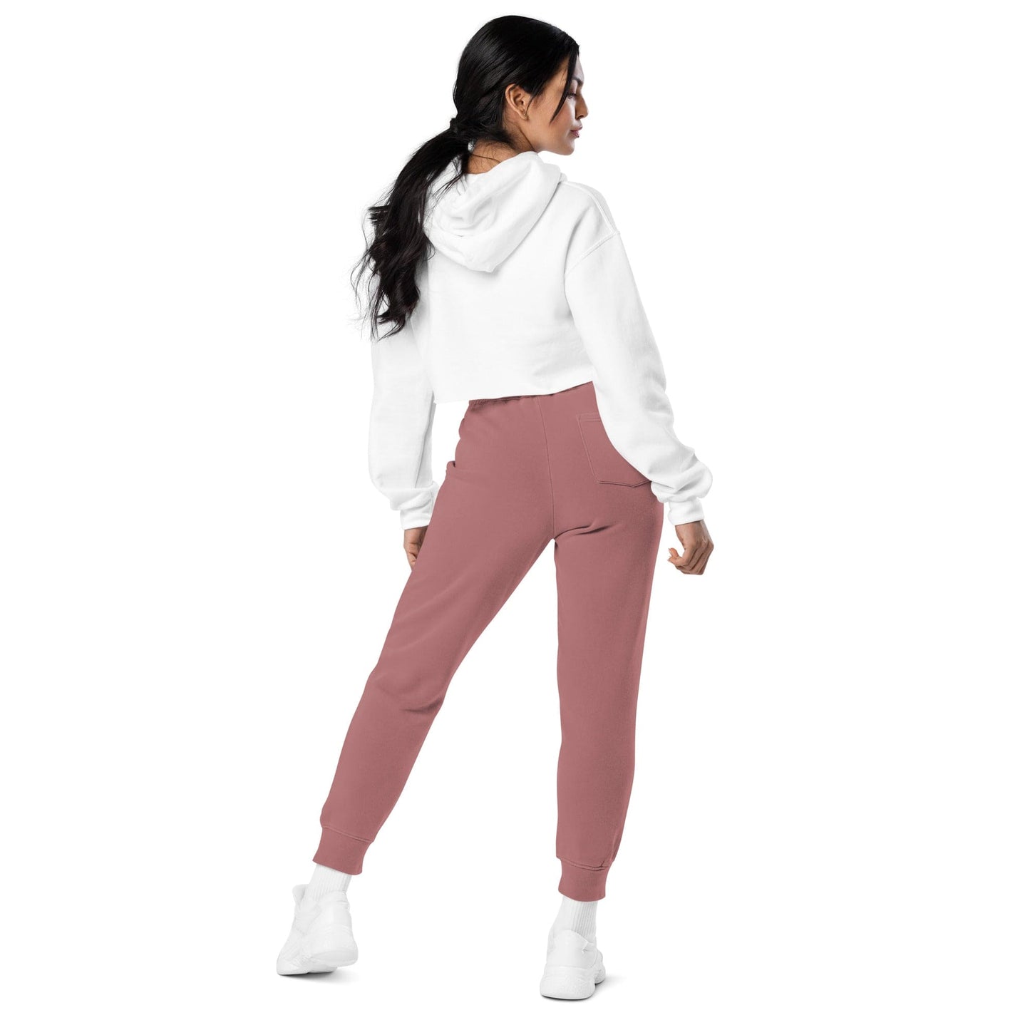 Woman pigment-dyed sweatpants