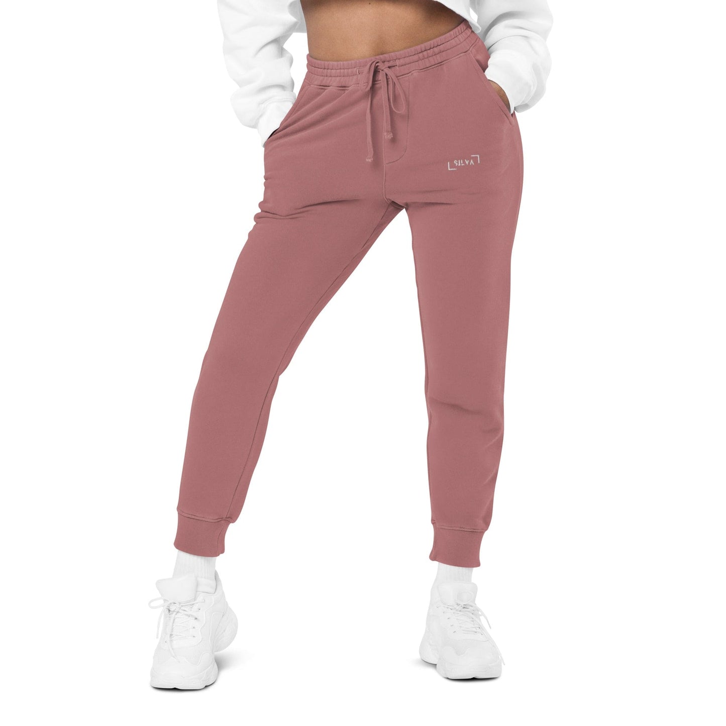 Woman pigment-dyed sweatpants