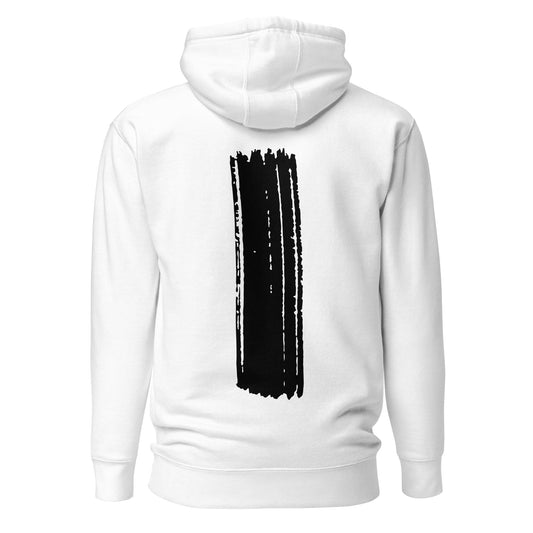 The Premium stripe white Hoodie