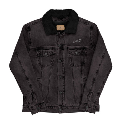Women’s denim sherpa jacket