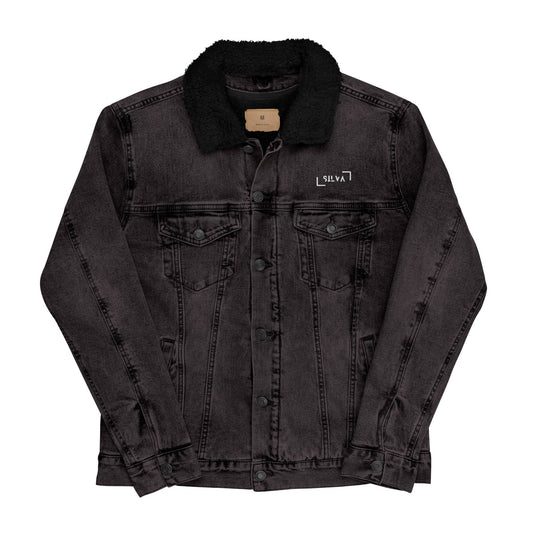 Women’s denim sherpa jacket