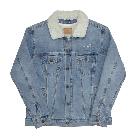 Women’s denim sherpa jacket