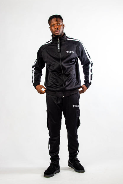 SILVA BLACK UNISEX TRACK TOP - SILVA