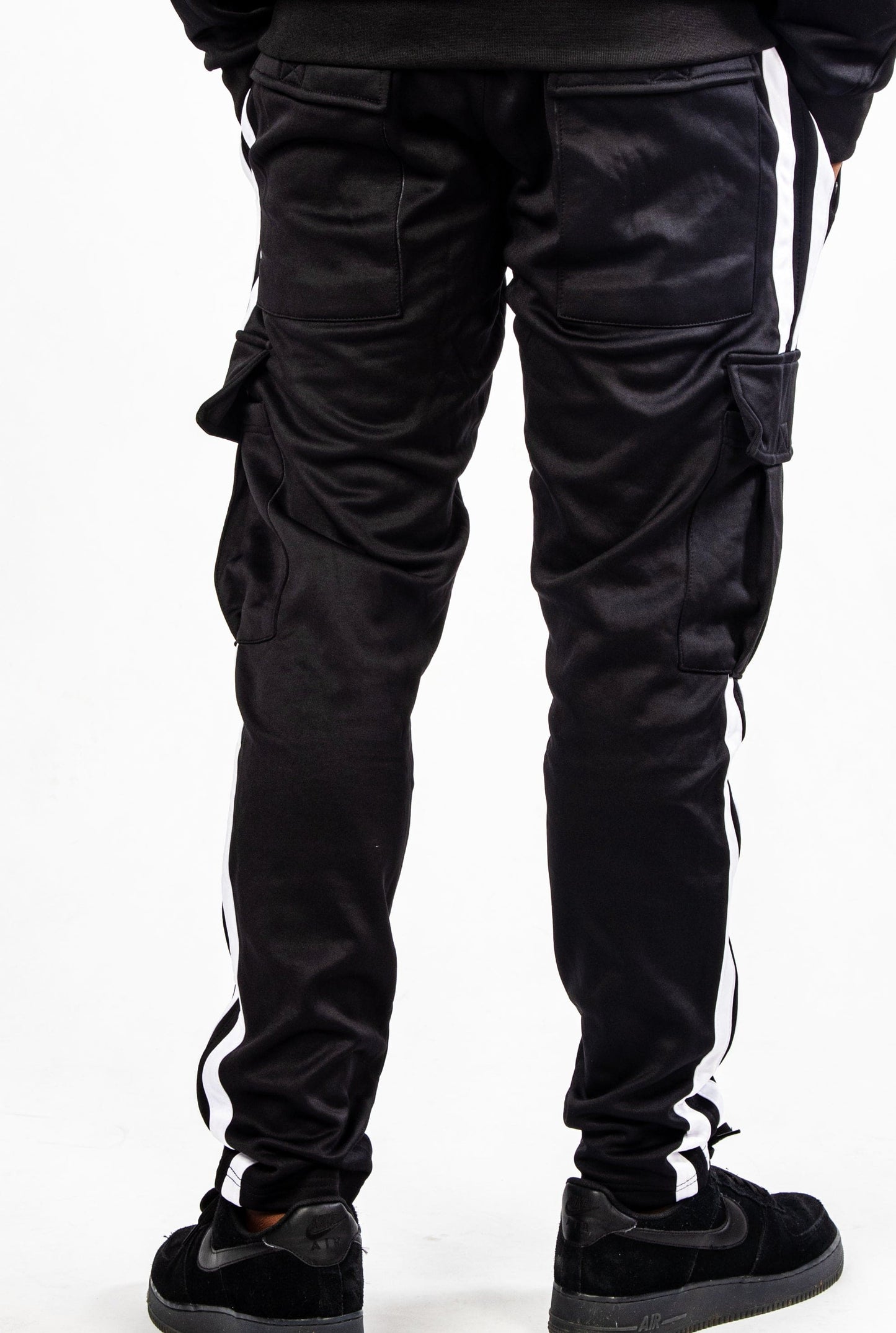 SILVA BLACK CARGO TROUSERS - SILVA