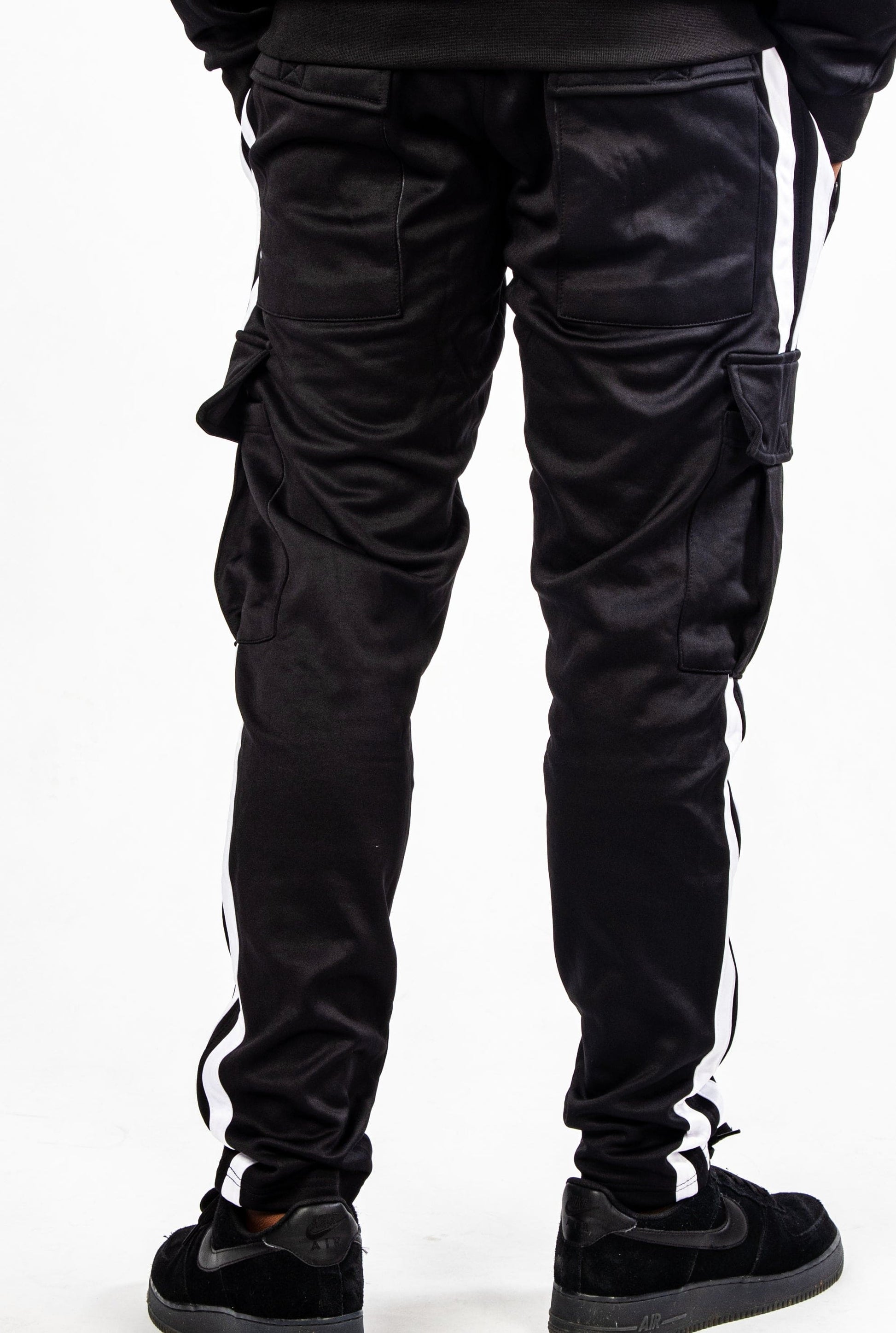 SILVA BLACK CARGO TROUSERS - SILVA