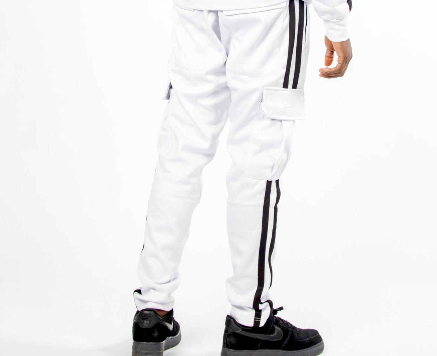 SILVA WHITE UNISEX CARGO TROUSERS - SILVA